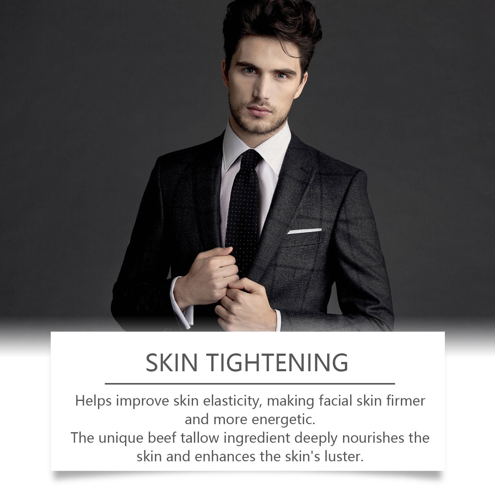 Men's Tallow Facial Cleanser Gentle Cleaning